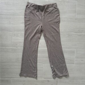 Baevely Brown Gingham Pants